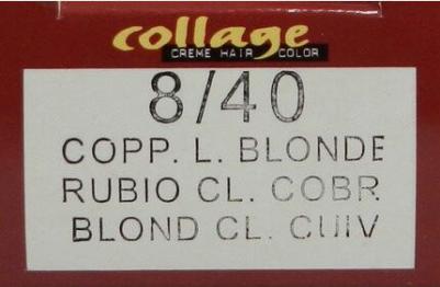 Краска для волос Collage Creme Hair Color (8/40) – фото 5