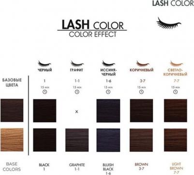 Краска для бровей и ресниц, № 1.1 графит / Lash Color 15 мл – фото 12