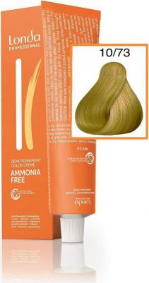Интенсивное тонирование, 60 мл, LONDACOLOR интенсивное тонирование 10/73 яркий блонд коричнево-золотистый, 60 мл, 60 мл – фото 1