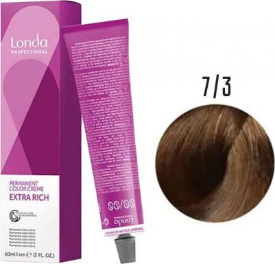 Стойкая крем-краска для волос 7/3 блонд золотистый 60 мл – фото 2