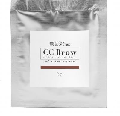 Хна для бровей, коричневый (в саше) / CC Brow brown 5 г – фото 1