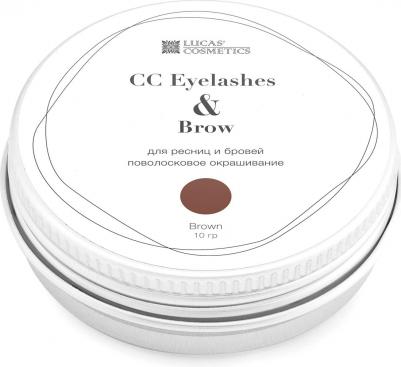 Хна для окрашивания ресниц и бровей, коричневая / CC Eyelashes & Brow 10 г – фото 1