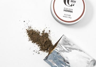 Хна для окрашивания ресниц и бровей, коричневая / CC Eyelashes & Brow 10 г – фото 3