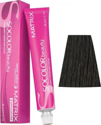 Крем-краска для волос SoColor.Beauty, 90 мл, SOCOLOR.beauty 1A Иссиня-черный пепельный, 90 мл – фото 1