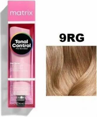 Tonal Control Гелевый тонер с кислотным РН для волос 9RG очень светлый блондин розовый золотистый 90мл