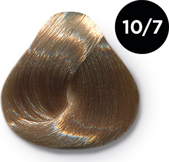 10/7 краска для волос, светлый блондин коричневый / COLOR 60 мл – фото 10