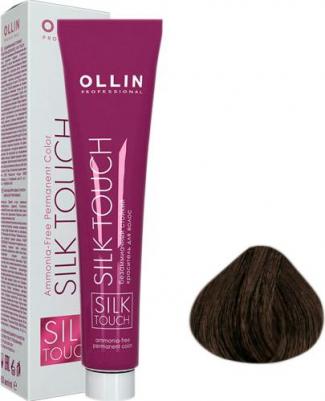4/71 краска безаммиачная для волос, шатен коричнево-пепельный / SILK TOUCH 60 мл – фото 5