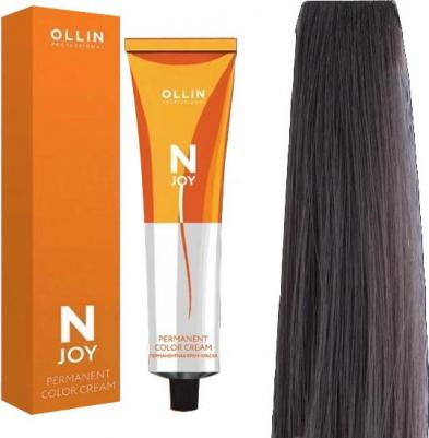 7/12 крем-краска перманентная для волос, русый пепельно-фиолетовый / N-JOY 100 мл – фото 2