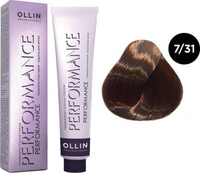 7/31 краска для волос, русый золотисто-пепельный / PERFORMANCE 60 мл – фото 9
