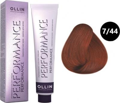 7/44 краска для волос, русый интенсивно-медный / PERFORMANCE 60 мл – фото 4