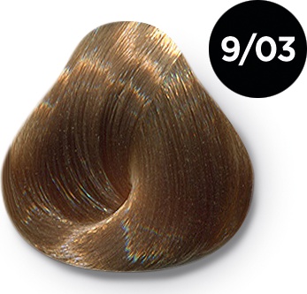 9/03 краска для волос, блондин прозрачно-золотистый / COLOR 60 мл – фото 3