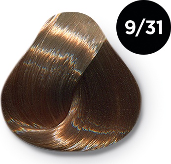 9/31 краска для волос, блондин золотисто-пепельный / COLOR 60 мл – фото 10
