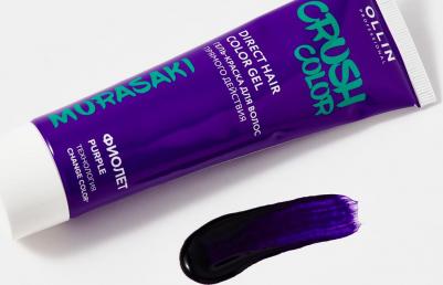 Гель-краска для окрашивания волос Crush Color фиолетовый 100 мл – фото 5