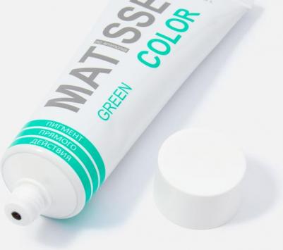 Professional Пигмент прямого действия Matisse Color, 100 мл, Зеленый, 100 мл – фото 9