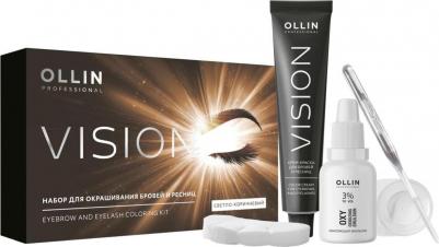 VISION Крем-краска для окрашивания бровей и ресниц, Светло-коричневый – фото 1