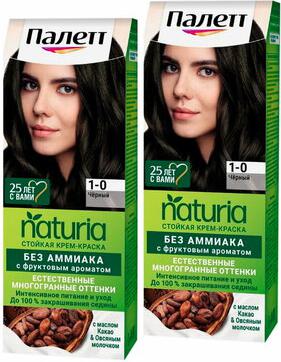 Краска для окрашивания волос № 1 черный 150 мл – фото 10