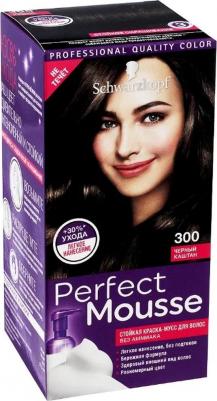 Стойкая краска-мусс оттенок 300 Черный каштан, 35 мл – фото 4