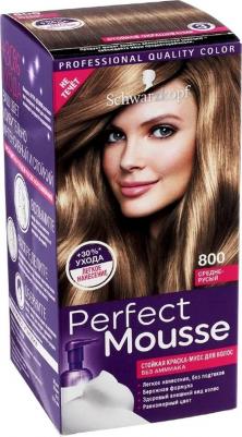 Стойкая краска-мусс оттенок 800 Средне-русый, 35 мл – фото 11