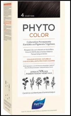 Краска для волос PhytoColor 4 Шатен 40 мл – фото 7