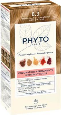 Краска для волос PhytoColor Permanent Coloring 8.3 Light Golden Blond 40 мл – фото 2
