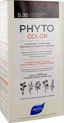 Крем-краска для волос тон 5.35 (шоколадный светлый шатен), 50/50/12 – фото 2