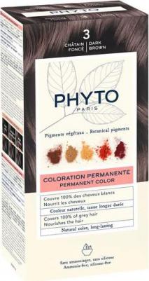 3 фитоколор краска для волос темный шатен 50/50/12 – фото 1