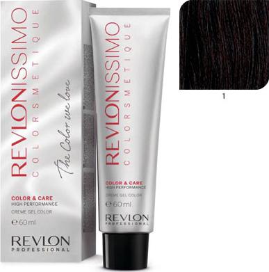 1 краска для волос, иссиня-черный / RP REVLONISSIMO COLORSMETIQUE 60 мл – фото 3