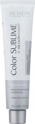 6.65 краситель перманентный без аммиака, темный блондин красно-махагоновый / RP RVL COLOR SUBLIME 75 мл – фото 1