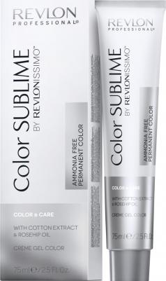 7.40 краситель перманентный без аммиака, блондин интенсивный медный / RP RVL COLOR SUBLIME 75 мл