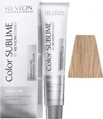 8.12 краситель перманентный без аммиака, светлый блондин пепельно-перламутровый / RP RVL COLOR SUBLIME 75 мл – фото 1