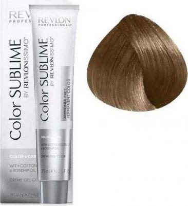 8.12 краситель перманентный без аммиака, светлый блондин пепельно-перламутровый / RP RVL COLOR SUBLIME 75 мл – фото 2