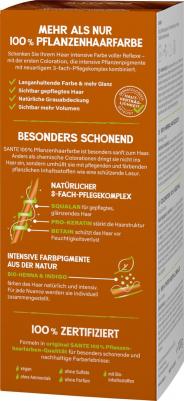 100% растительная краска для волос в порошке 07 красное дерево веганские волосы – фото 2