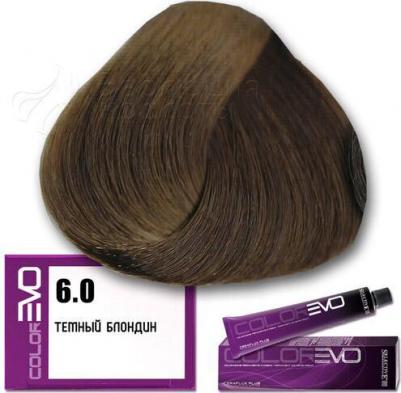 6.0 краска для волос, темный блондин / COLOREVO 100 мл