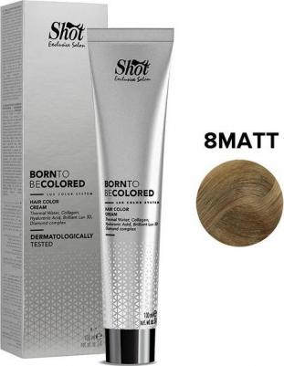 Краска Для Волос Btb Colored 8matt Светлый Блонд Матовый 100 Мл