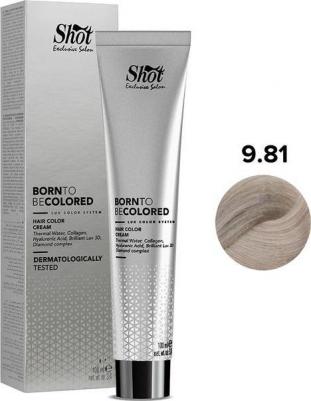 Краска Для Волос Btb Colored 9.81 Очень Светлый Блонд Ледяной Шоколад 100 Мл