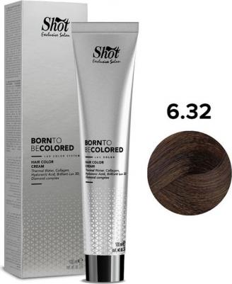 Крем-краска для волос, 632 темный блонд бежевый / Sh BTB Colored 100 мл