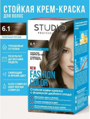 Комплект для окрашивания волос Fashion Color 6.1 2*50+15 мл – фото 4