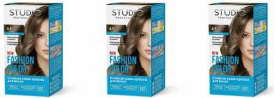 Комплект для окрашивания волос Fashion Color 6.1 2*50+15 мл – фото 5