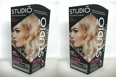Комплект ULTRA 12.8 ультрасветлый серебристо-розовый блонд 2*50+15 мл – фото 9
