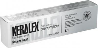 Профессиональный краситель 11.08 Супер осветляющий блондин натурально-перламутровый, 100 мл Keralex Higt Lift Lightest Blonde – фото 3