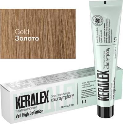 Профессиональный краситель 8.7 Средний блондин бежевый, 100 мл Keralex Color – фото 2