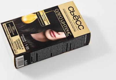 Краска для волос "Oleo Intense", 1-10. Глубокий черный – фото 16