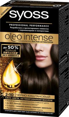 Краска для волос "Oleo Intense", 2-10. Черно-каштановый – фото 14