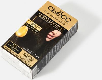 Краска для волос "Oleo Intense", 2-10. Черно-каштановый – фото 20