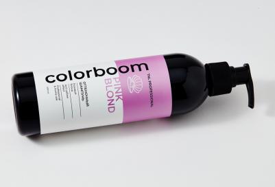 Color Boom Pink Blond - оттеночный шампунь для розового блонда, 400 мл – фото 2