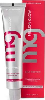 Крем-краска для волос Million glow Silk protein, 10.1 платиновый блонд пепельный, 100 мл