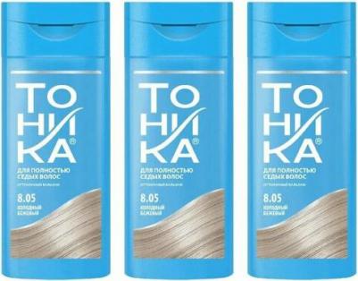 Бальзам для тонирования волос 8.05 холодный бежевый 150 мл – фото 6