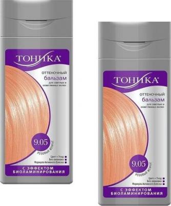 Оттеночный бальзам с эффектом биоламинирования 9.05 жемчужно-розовый, 150 мл – фото 10