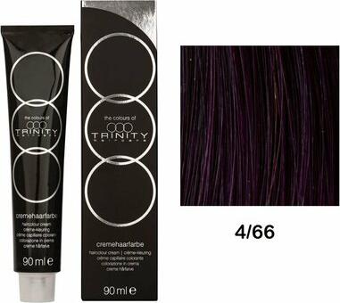 COT - Колор оф Стойкая кератиновая крем-краска 90 мл - COT 4/66 mittelbraun violett intensiv Коричневый фиолетовый интенсивный – фото 1