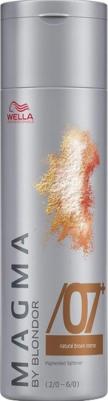 07+ краска для цветного мелирования, темно-коричневый / Magma by Blondor 120 мл – фото 5